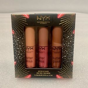 NEW NYX Butter Lip Gloss Midi Trip 3 Piece Gift Set!